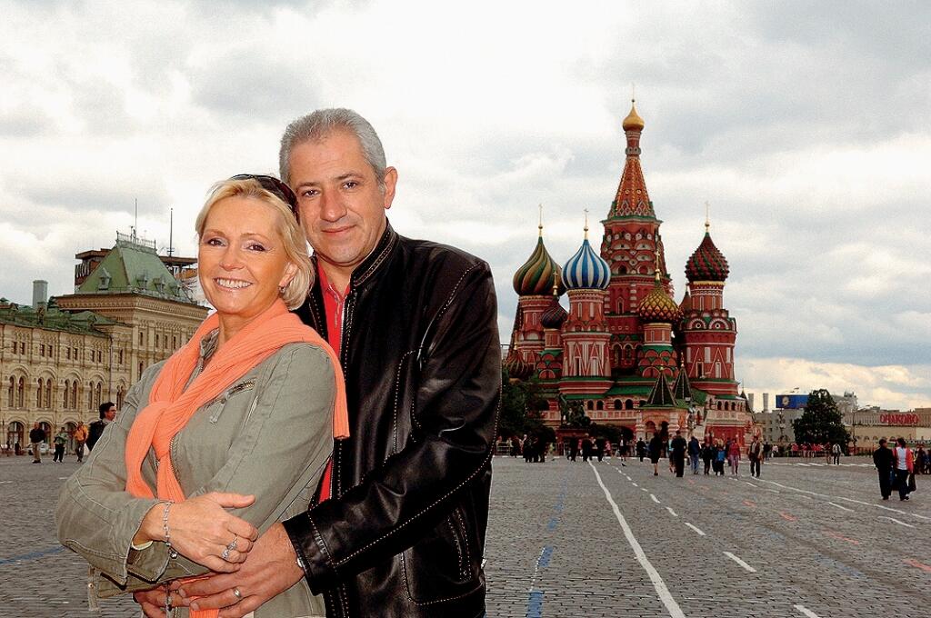 Speváčka Helena Vondráčková a Martin Michal, Moskva