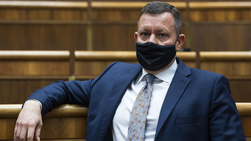 Na snímke špeciálny prokurátor SR Daniel Lipšic počas 40. schôdze NRSR v Bratislave 1. októbra 2021. FOTO TASR - Jaroslav Novák
