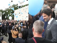 FOTO Takýto bol pohreb Fedora Flašíka (†66): UŽIALENÁ Beňová, balóny do neba a TENTO muž chýbal