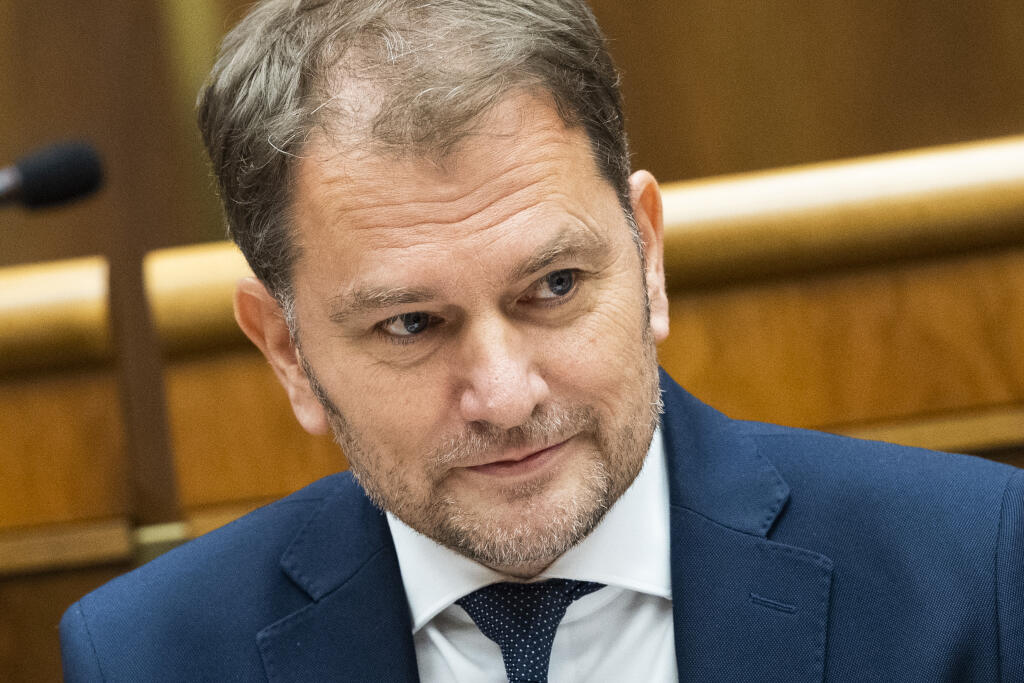 Na snímke podpredseda vlády a minister financií SR Igor Matovič (OĽaNO) počas 73. schôdze NRSR o odvolaní podpredsedu vlády a ministra financií SR Igora Matoviča (OĽaNO) v Bratislave 28. septembra 2022. FOTO TASR - Jaroslav Novák