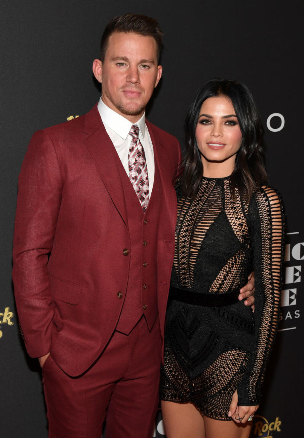 LAS VEGAS, NV - APRIL 21: Actor Channing Tatum (L) and actress Jenna Dewan Tatum attend the grand opening of