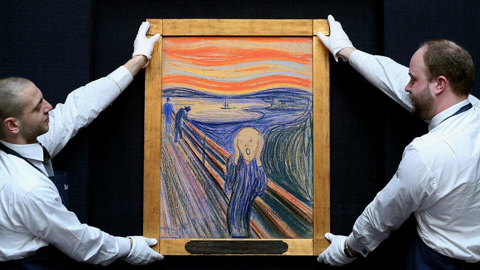 Edvard Munch's The Scream Goes On Display Ahead Of Auction