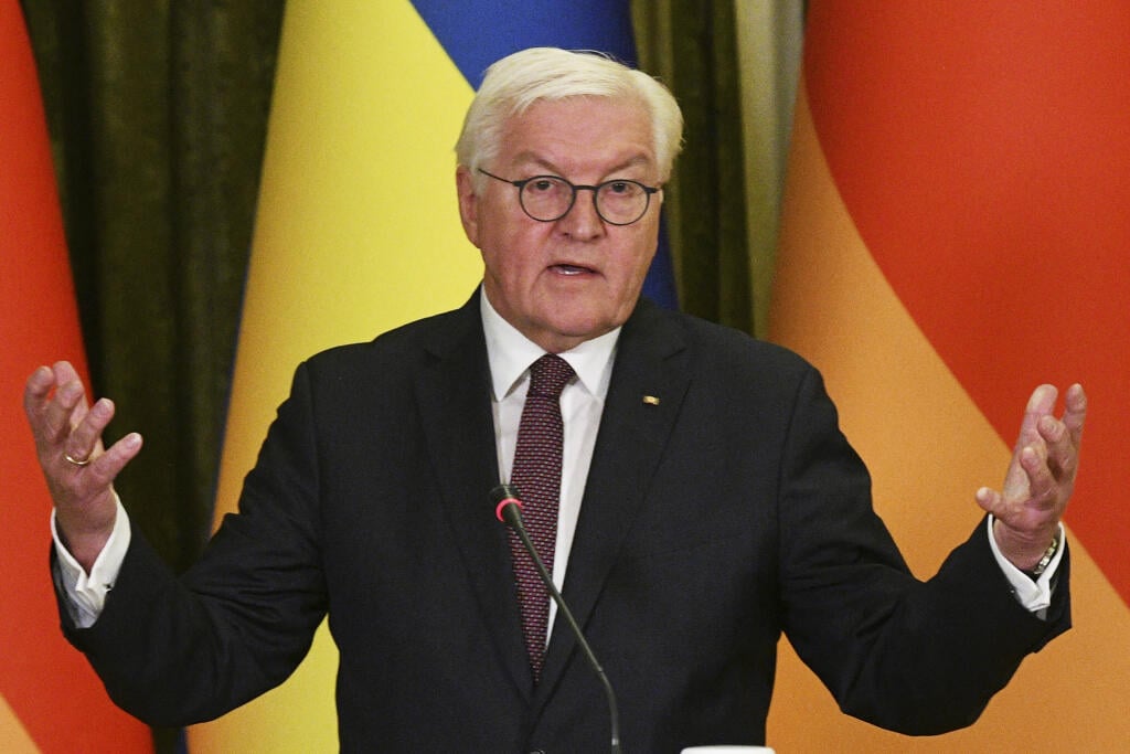 Nemecký prezident  Frank-Walter Steinmeier.