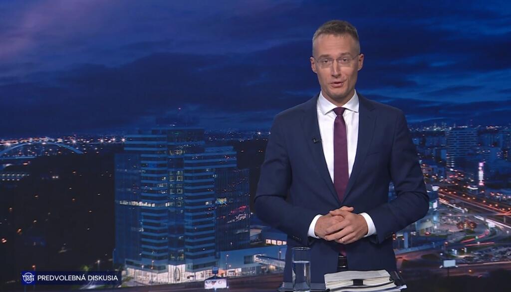 Moderátor Michal Kovačič.