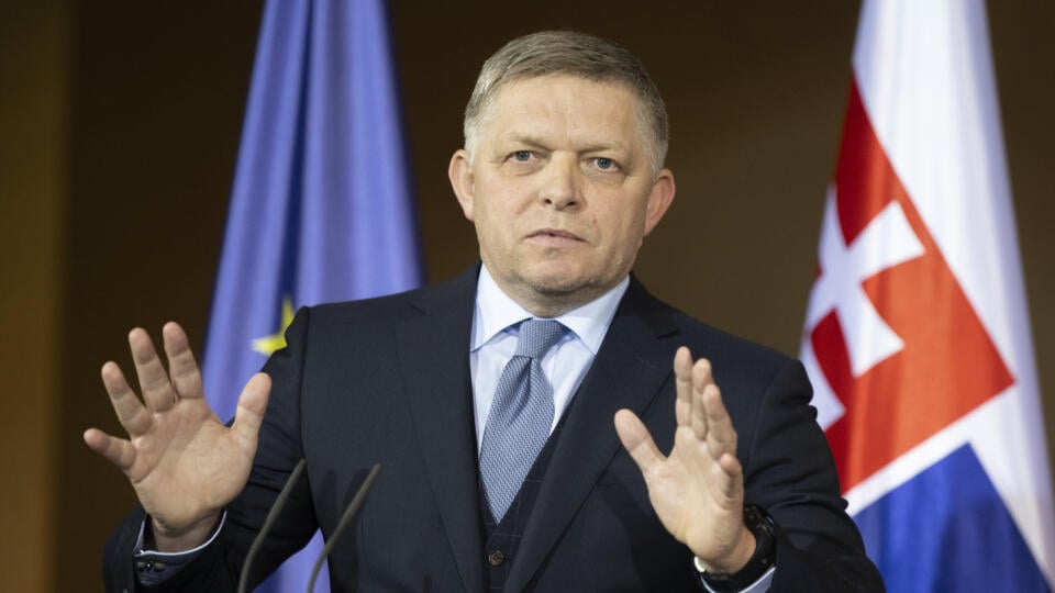 Na snímke predseda vlády SR Robert Fico (Smer-SD)