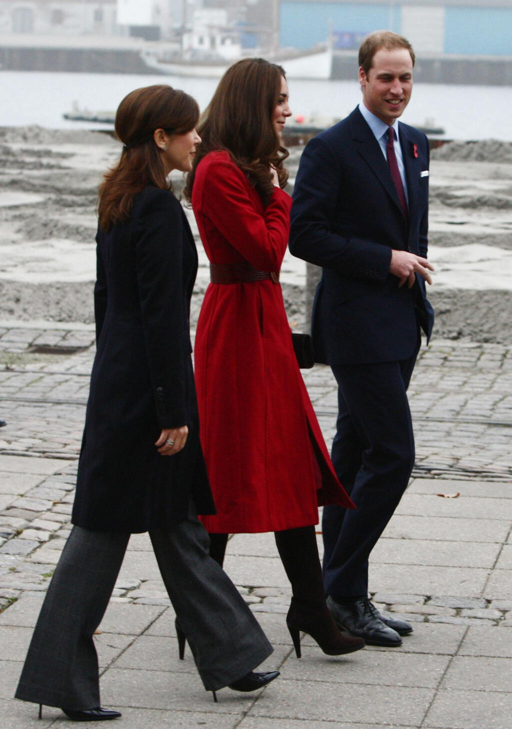 Princ William a vojvodkyňa Kate Middleton na návšteve u princa Frederika v Dánsku v roku 2011.