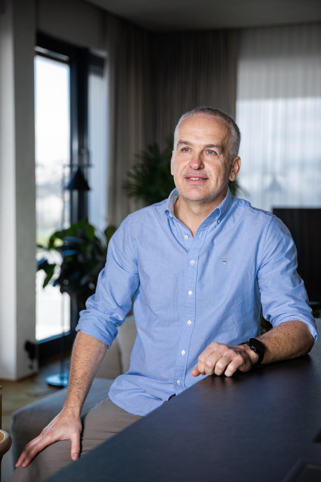 Developer Marián Hlavačka pri rozhovore v Bratislave.
