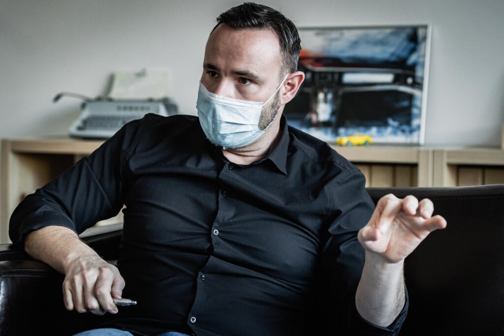 Na snímke Juraj Ulehla ,spoluzakladateľ a výkonný riaditeľ spoločnosti Voltia.