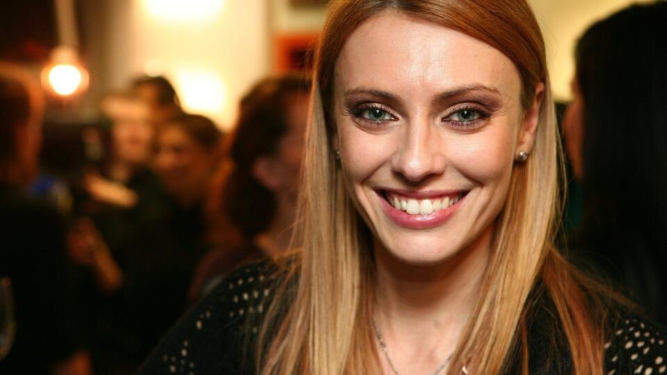 Magdaléna Šebestová počas tlačovky k Miss