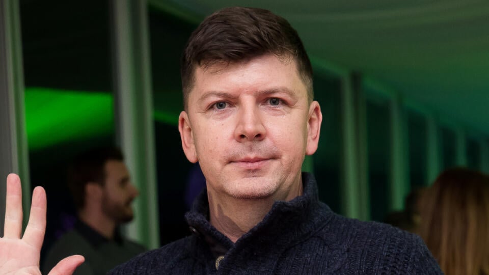 Párty k otvoreniu lyžiarskej sezóny v lyžiarskom stredisku Jasná v Demänovskej doline. Na snímke Andrej Bičan