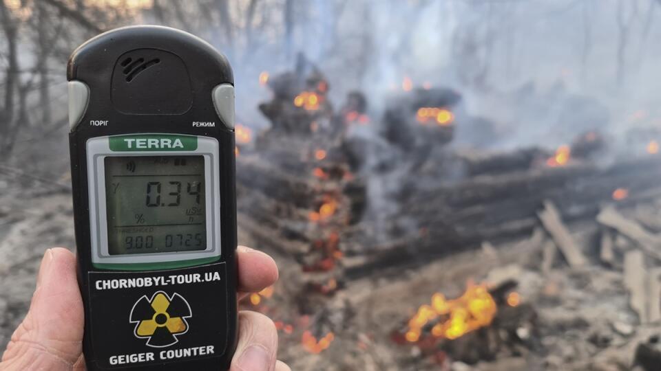 Ukraine Chernobyl Fire