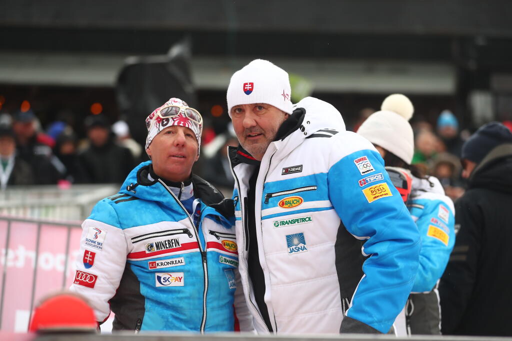 Livio Magoni s otcom Petry Vlhovej Igorom.
