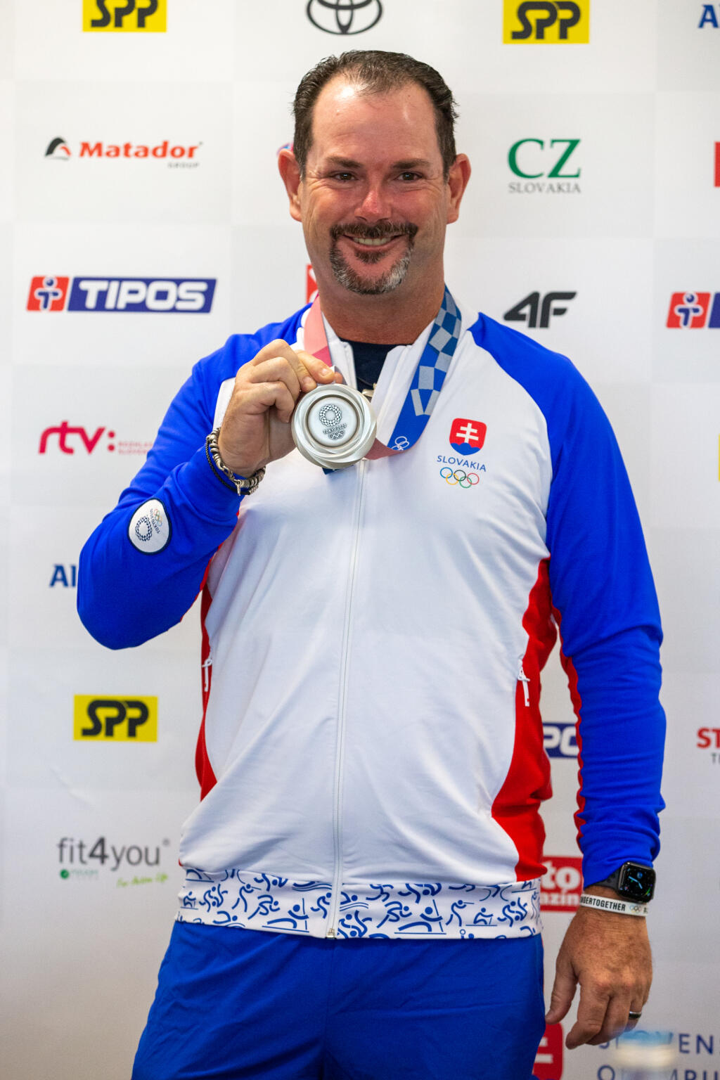 Olympijský festival “ TOKYO 2020” v areáli športového strediska v Šamoríne, kde privítali slovenských medailistov. Na snímke je Rory Sabbatin.
