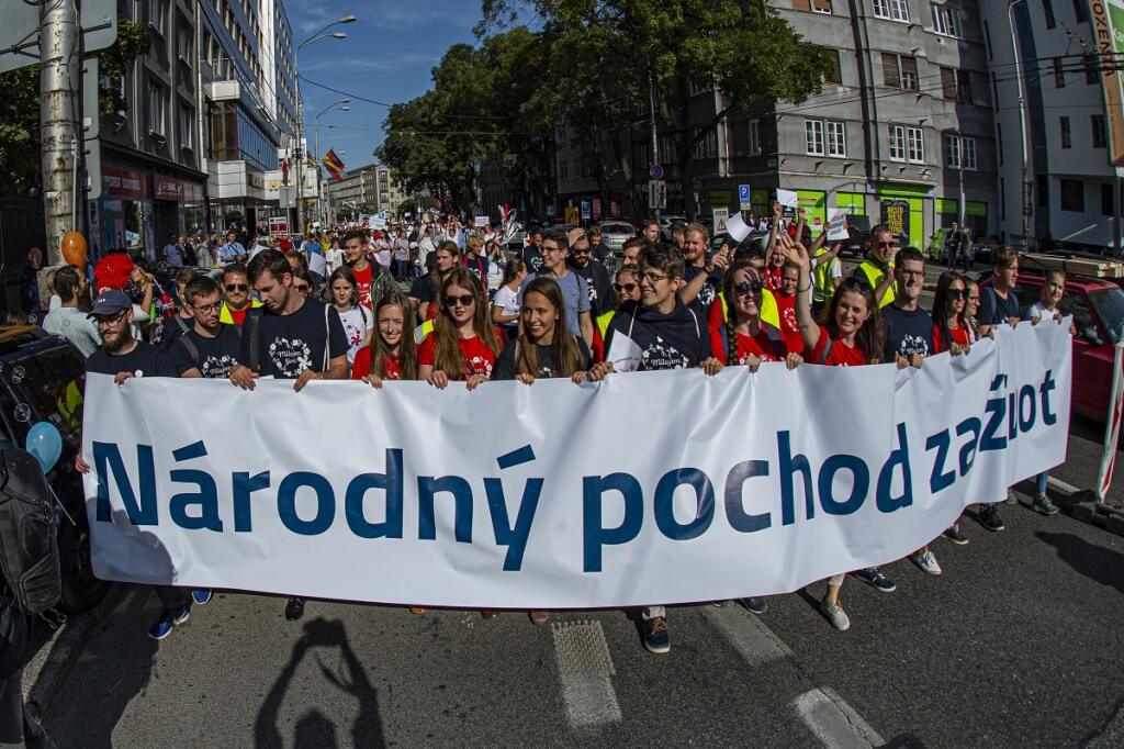 SR Bratislava Národný pochod za život BAX
