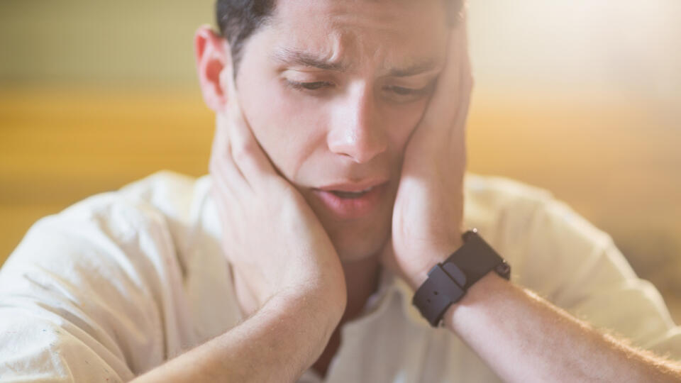 Anxious,Male,Student,During,Exam,In,Lecture,Hall