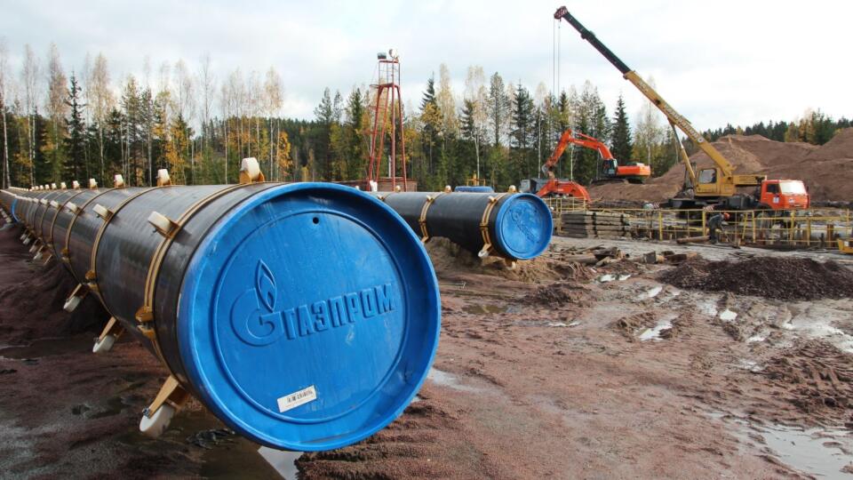 Rozostavaný plynovod Gazprom