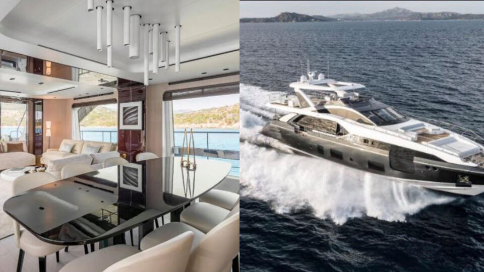 Ronaldo vlastní luxusnú jachtu