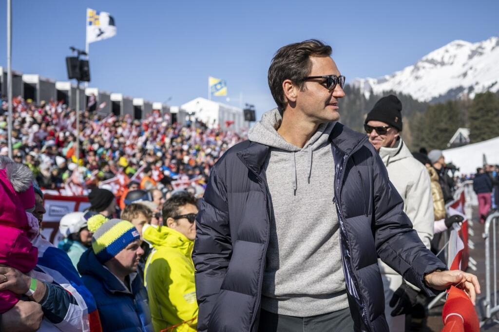 Pred rokom sa Roger Federer ukázal na pretekoch v Lenzerheide.