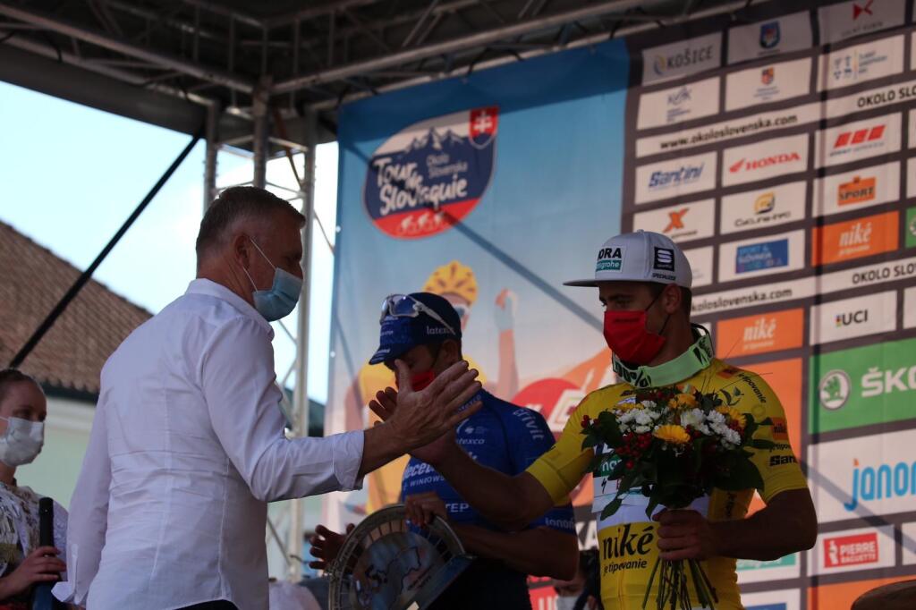 Peter Sagan počas dnešných pretekov Okolo Slovenska