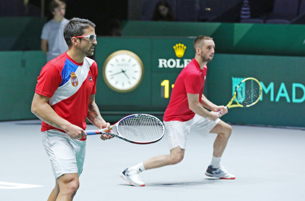 Janko Tipsarevič a Viktor Troicki.