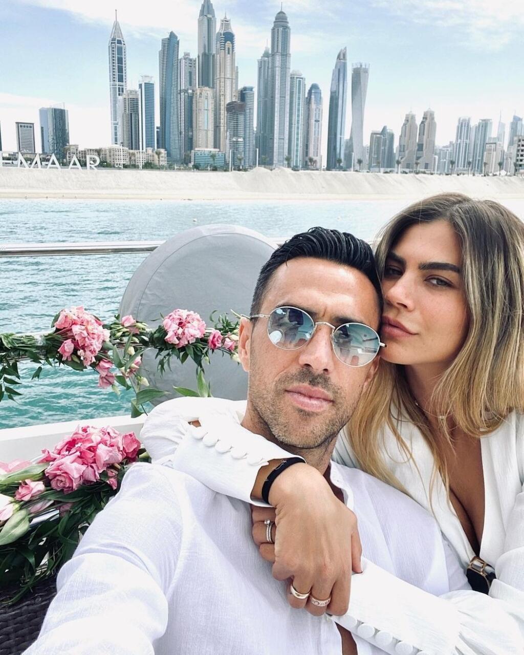 Eran Zahavi s manželkou Shay