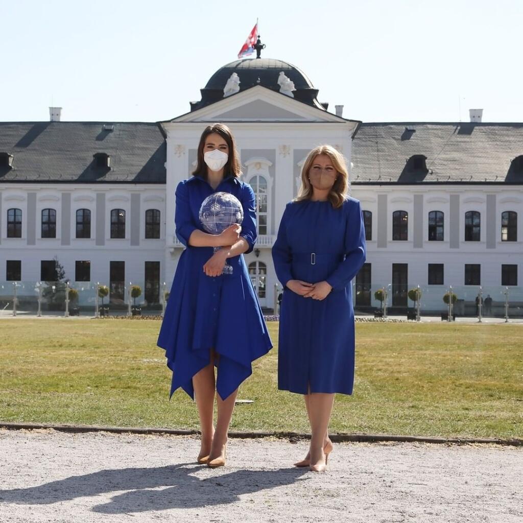 Zuzana Čaputová a Petra Vlhovása perfektne zladili