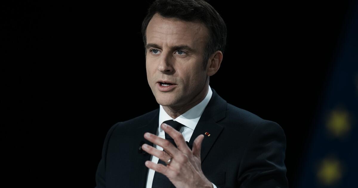 Emmanuel Macron après le premier tour des élections : Rien n’est décidé