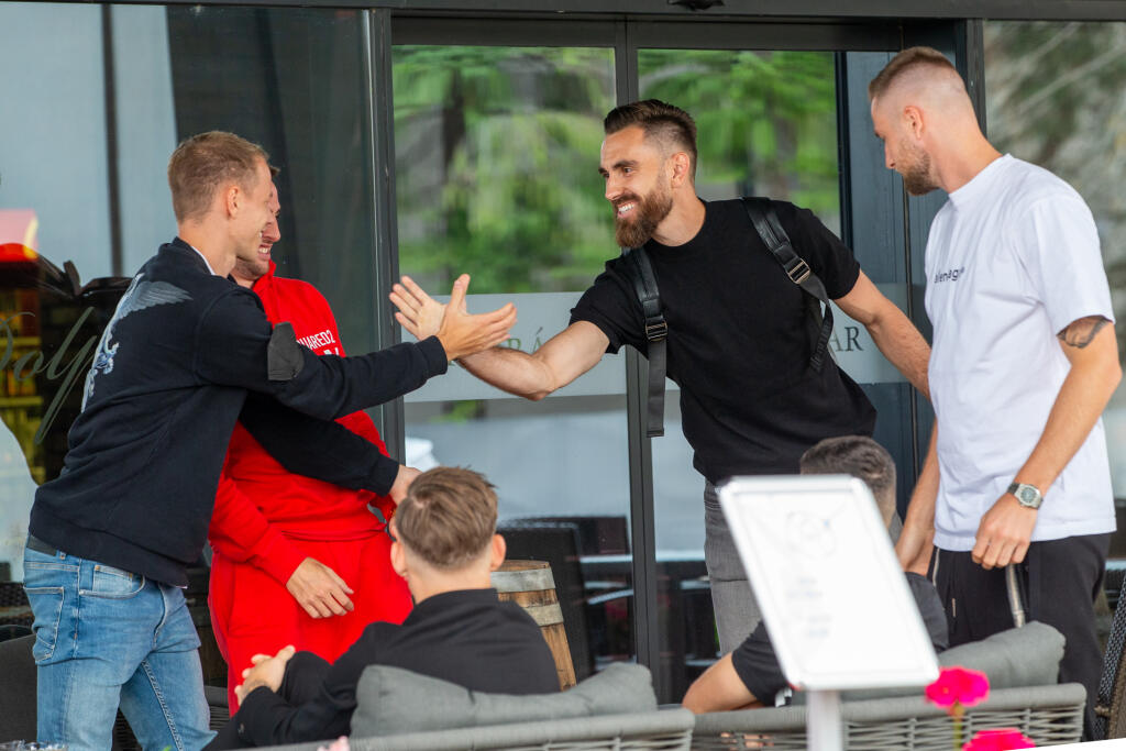 Na reprezentačnom zraze panovala dobrá nálada.