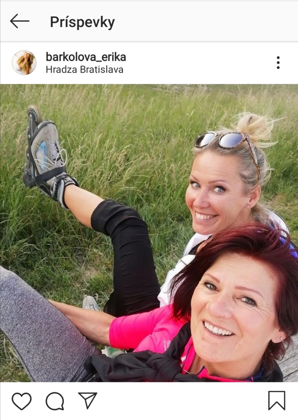 Erika Barkolová s mamou Elenou.