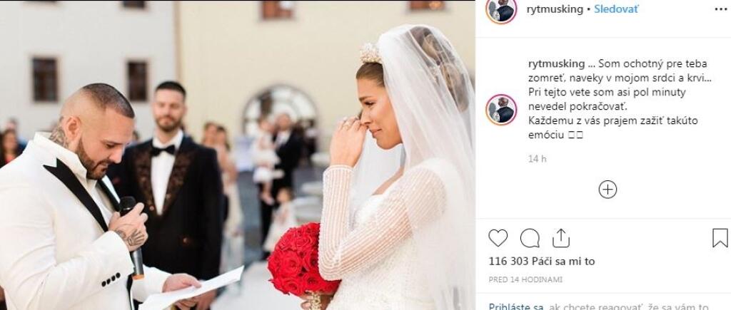 Rytmus a Jasmina sa vzali na zámku v Pezinku.