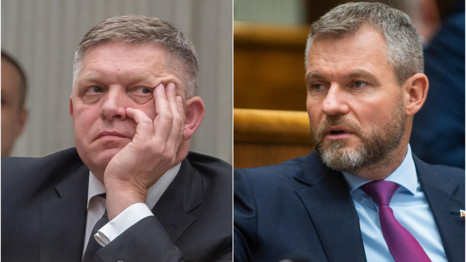 Zľava: Robert Fico (Smer-SD) a Peter Pellegrini (Hlas-SD)