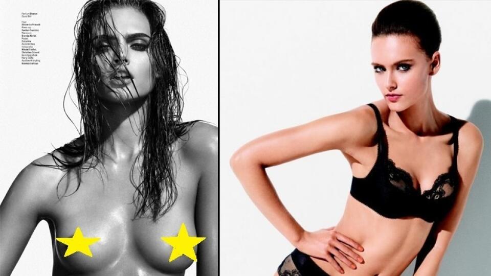 Bez podprsenky: Úspešná modelka Zuzana nemá s nahotou žiadny problém.