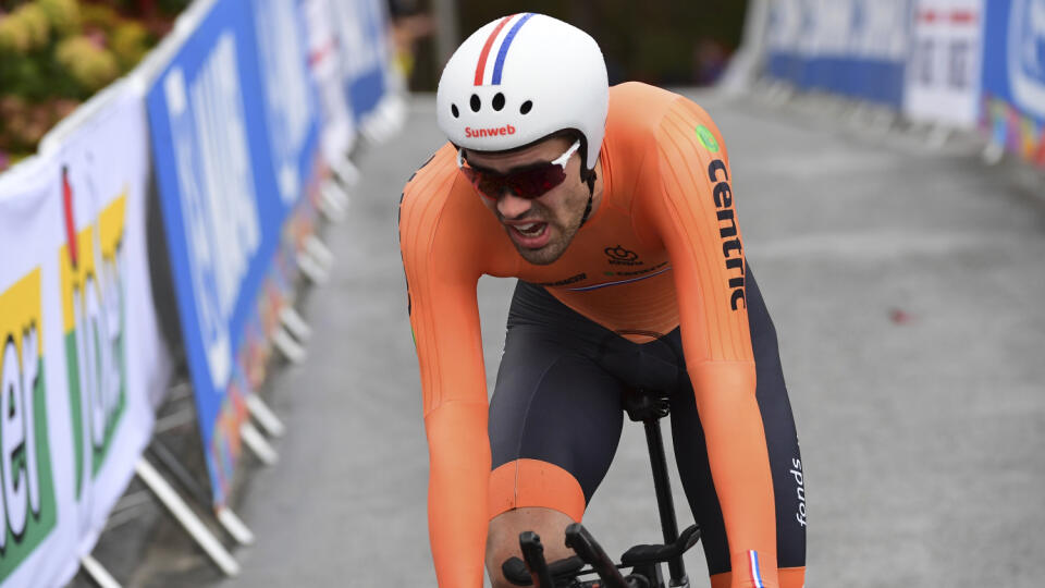 Holandský cyklista Tom Dumoulin.