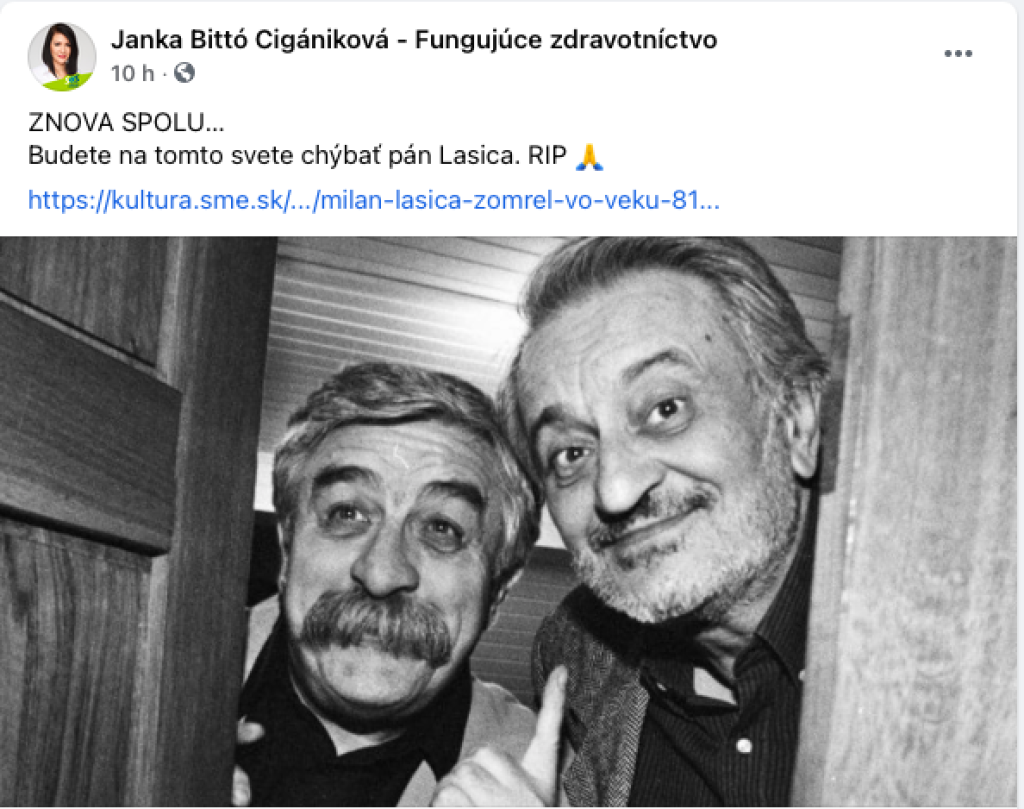 Na fotke s kolegom Julom Satinským