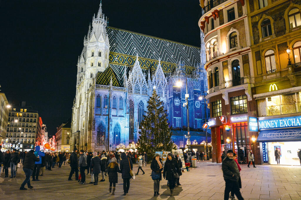Vianočné trhy na Stephansplatz