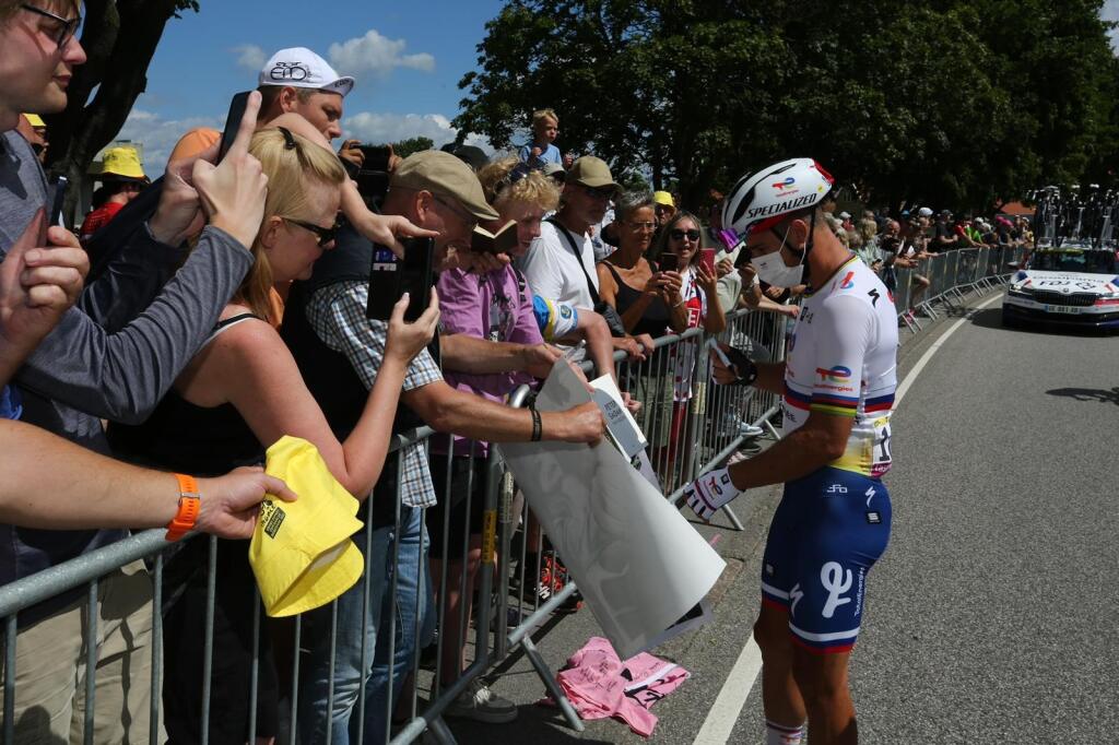 V Roskilde to pred 2. etapou Tour de France poriadne žilo.