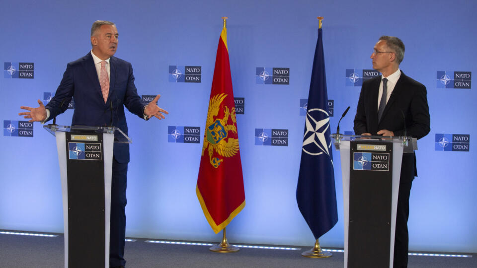 Jens Stoltenberg, Milo Dukanovič tlačová konferencia