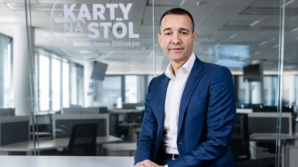 Diskusná relácia "Karty na stôl", ktorej hosťom bol Tomáš Drucker.