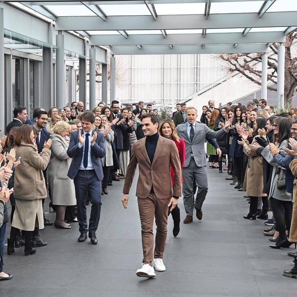 Roger Federer patril vždy k veľkým elegánom.