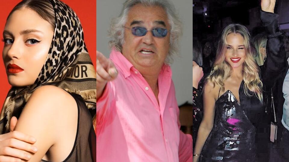 Biologickým otcom Leni je taliansky podnikateľ Flavio Briatore, multimilionár a bývalý šéf tímu formuly 1, s ktorým chodila napríklad aj Naomi Campbell, no pristihli ho aj s Romanou Škamlovou.