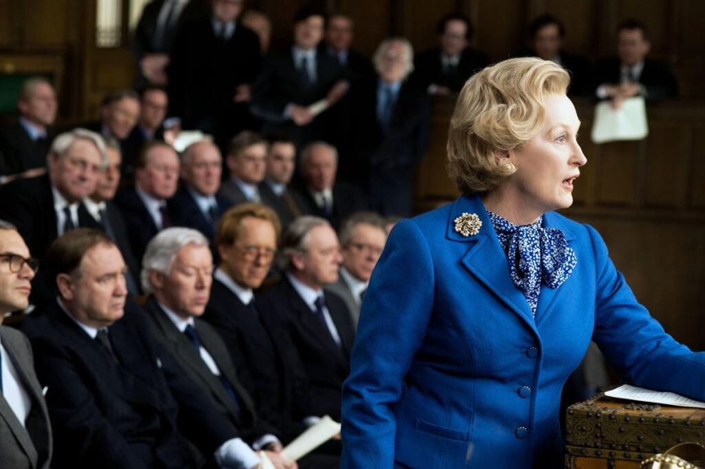 Takto si mnohí pamätajú Margaret Thatcherovú (Meryl Streep).