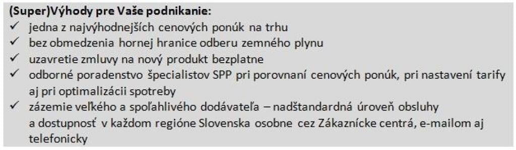 Podnikatelia, s novým produktom SPP získate plyn SuperVýhodne!