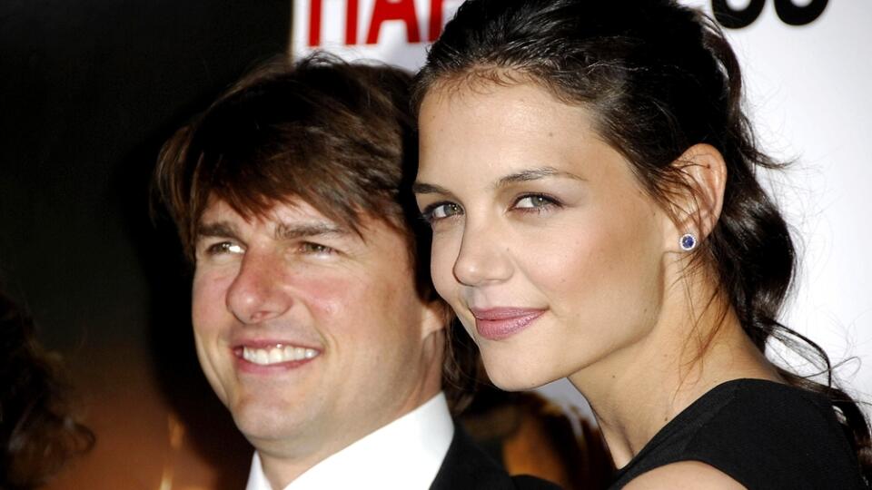 Tom,Cruise,,Katie,Holmes,At,The,Pursuit,Of,Happyness,World