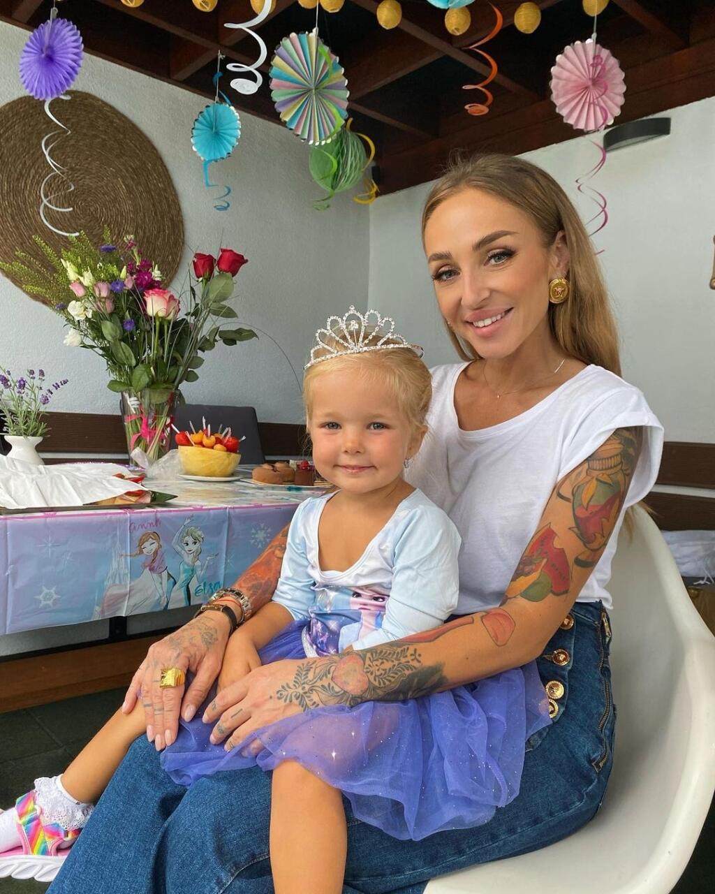 Princeznička Lydka pri oslave menín