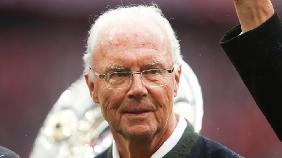 Legendárny nemecký futbalista a čestný prezident Bayernu Mníchov Franz Beckenbauer.