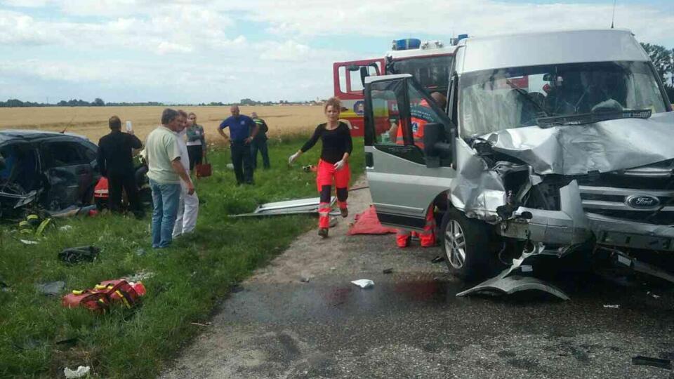 Vážna dopravná nehoda pri Dunajskej Strede.