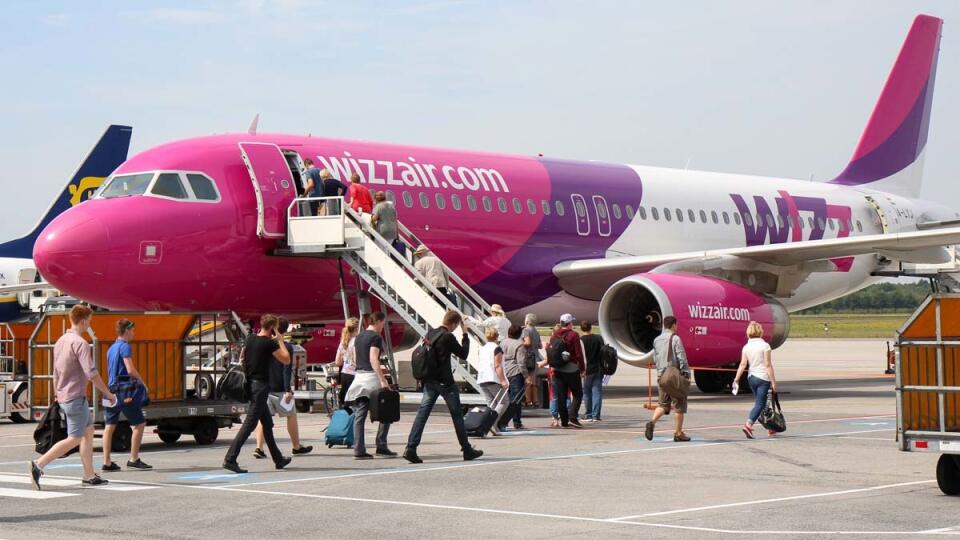 Lietadlo spoločnosti WizzAir