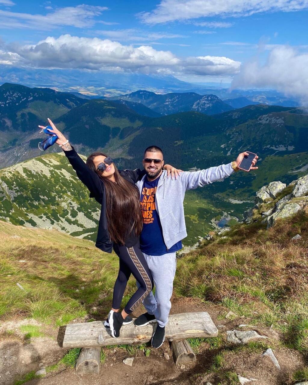 Zuzana a René na Chopku.