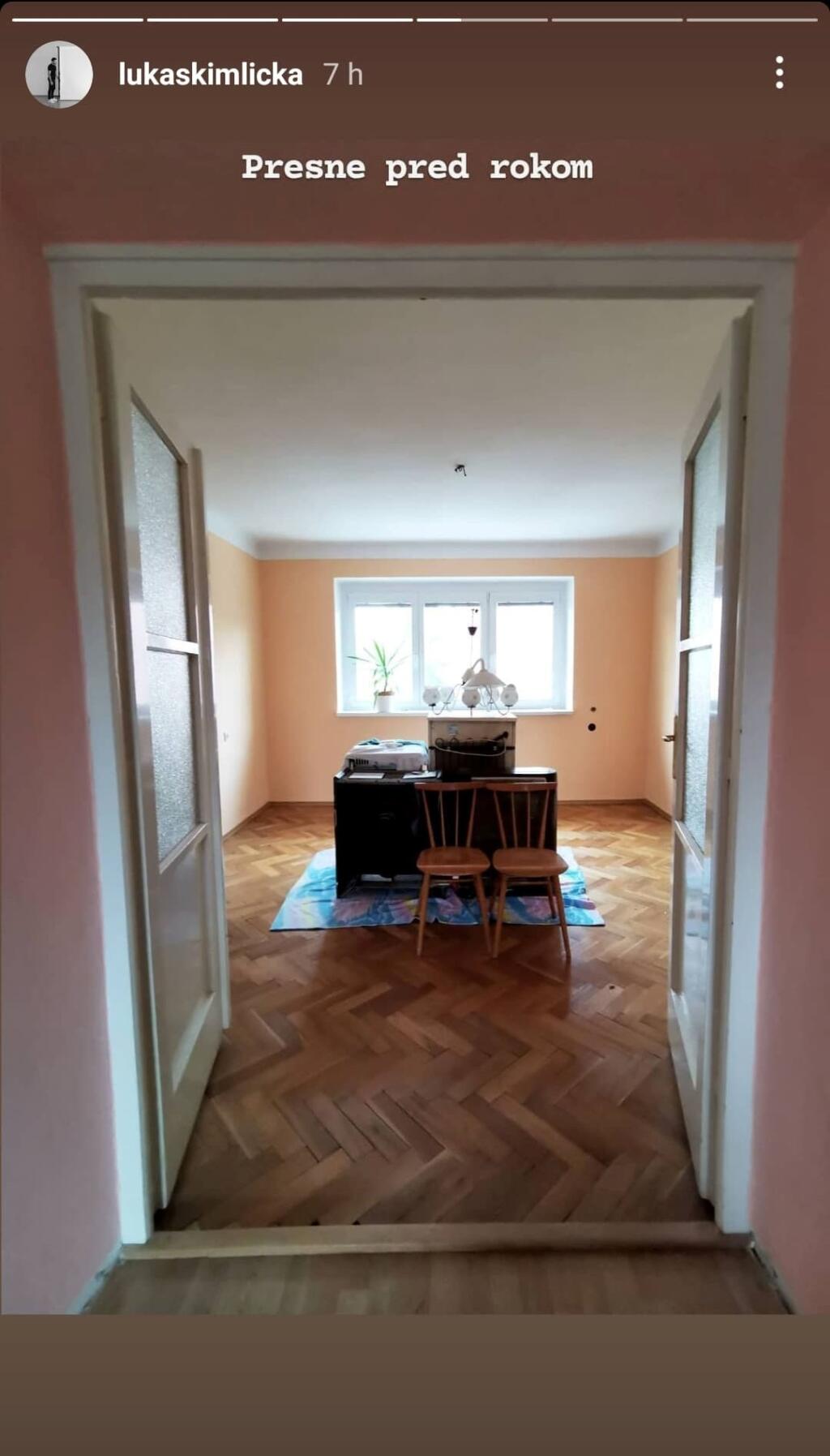 Takto to v byte vyzeralo pred rekonštrukciou.