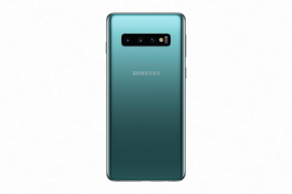 Galaxy S10 v zelenej